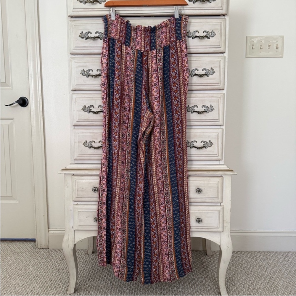 Three Dots Bohemian Patchwork Pants - image 4